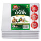 HA SHI 120 Sheets Bird Cage Liners, 31 x 21.5 Inches Pre-Cut Ink-Free Unprinted Newsprint Paper for Parrots and Small Animals