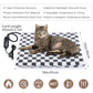 MIXJOY Heated Cat Bed, 11 Adjustable Temperature Cat Heating Pad Indoor with Timer, Pet Heating Pads for Cats Dogs, Electric Dog Heat Pad with Washable Cover, Heated Pet bed-18''x16'', Small