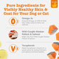 Zesty Paws Wild Alaskan Omega-3 Blend Pollock + Salmon Oil for Dogs and Cats- Skin and Coat Support, Omega 3 Supplement for Pets, 32oz