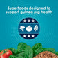 Kaytee Forti-Diet Pro Health Nourish+Protect Guinea Pig Food, Comprehensive Nutrition Backed by Science, Digestive Health, Immune Support, 5 pounds