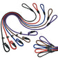 FOVRLZSE Nylon Dog Leash 5-Pack (Red/Black/Blue/Brown/Purple), 4.6FT Training Leash for Small to Medium Dogs, 10mm Braided Nylon with TPU Non-Slip