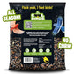 All Birds Wild Bird Seed – 10 lb. Classic Blend with Black Oil Sunflower, White Millet, Safflower, Peanuts & Sunflower Hearts – Balanced Bird Food for Outside Feeders