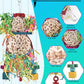 Bissap 2PCS Bird Parrot Foraging Shredder Hanging Toys Sola Balls Sepak Takraw with Pacifier for Small Parrots Parakeets Conures Cockatiels Love Birds Cage Toy