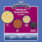 Armstrong Wild Bird Food Premium Year-Round Blend, 40 Pounds - with Cut Corn, Red Milo, White Millet & Black Oil Sunflower Seeds - Backyard Bird Feeding