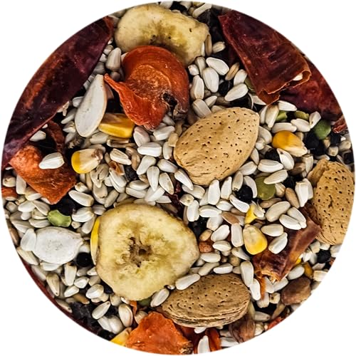 Parrot Bird Food (No Sunflower Seeds), 4 lbs Bag - Seed Mix for a Variety of Parrots