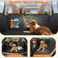 URPOWER PU Leather Backseat Extender for Dogs, Hard Bottom Dog Car Seat Cover for Back Seat, Waterproof Dog Car Hammock Anti-Scratch Pet Rear Seat Protector Travel Bed for Car, SUV, and Small Truck