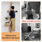 Floor to Ceiling Cat Tree Height (50-120.5in) Adjustable Cat Tower 5 Tier Hemp Scratching Post High Cat Tree Sturdy Activity Tree Indoor Outdoor Cat Scratching Post Activity Center