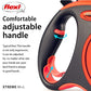 FLEXI Xtreme Tape Retractable Dog Leash for Large Dogs Upto 121 lbs. – 26 ft., Orange/Black | Tangle Free Pet Walking Leash with One-Handed Brake