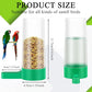 Lamoutor 4Pcs Bird Water Feeder Plastic Drinker Feeder Water Clip for Parrots Budgie Cockatiel Lovebirds