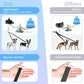 AUTOWT Double Dog Leash, No Tangle 360°Swivel Rotation Reflective Lead Attachment Adjustable Length Dual Two Dogs Lead Splitter, Comfortable Shock