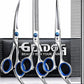GLADOG Professional 5 in 1 Dog Grooming Scissors Set with Safety Round Tips, Sharp and Heavy-duty Pet Grooming Shears for Cats