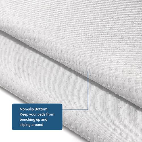 Waterproof Bed Pads Washable 34" x 36" (2 Pack), Absorbent Chuck Pads Non Slip for Incontinence, Washable Pee Pads for Dogs, Waterproof Mattress Protector for Seniors, Bedwetting Kids, Hospitals, Pets