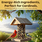 Cardinal Bird Seed Cylinders with Hole – Premium Cardinal Bird Seed Mix Curated for Cardinals & Also Loved by Blue Jays & Woodpeckers – Long Lasting, All Natural, No Fillers, USA Made (4" x 7.75")