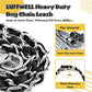 Metal Chain Dog Leash Chew Proof for Dogs, Black, 3.0mm, 4FT | Close Control for Training and Busy Areas, Chew Resistant Chain, Padded Handle, Swivel