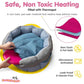 SnuggleSafe Original Microwave Heat Pad for Pets - Chew Proof, Water Resistant Heating Disc for Dogs, Cats, Rabbits, Guinea Pigs and Small Animals - Up to 10 Hours Warmth