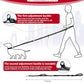 Hands Free Dog Leash, Multifunctional Crossbody Dog Leash, 5.9-9.5Ft Long Waist Belt with Car Safety Buckle and Double-Sided Reflective Stitches for