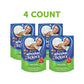 Purina Whisker Lickin's Cat Treats, Crunchy and Yummy Tuna Flavor - (Pack of 4) 10 oz. Pouches
