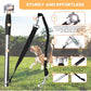 Hands Free Dog Bike Leash - Heavy Duty Bicycle Attachment with Quick Connect & Buffer Rope, Fit Leash for Medium Large Dogs - Cycling, Jogging
