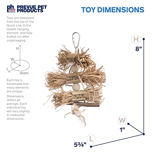 Pervue Pet Products Naturals Preen & Pacify Woodland Harvest Bird Toy 62549