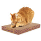 SmartyKat Super Scratcher+ Double Wide with Catnip Infusion Technology Corrugate Cat Scratch Pad, Reversible