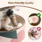 ComSaf Cat Scratcher Cardboard Bed Lounge Couch for Indoor Cats Oval Shape 17"x13", Kitty Cat Scratching Pad Recycle Corrugate Scratcher Long Lasting Furniture