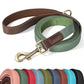 Didog PU Leather Dog Leash for Medium Dogs 5ft, Soft Padded Handle Dog Leashes, Easy to Clean, Walking and Training Leashes Faux Leather for Medium