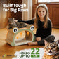 BOWHAUS Frog Style Cat Scratching Board, Cat Scratcher Lounger with Play Ball for Indoor Cat, Durable & Long-Lasting Scratching Board Cardboard