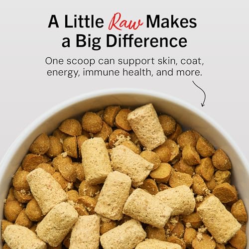 Stella & Chewy's Freeze-Dried Raw Salmon & Cod Meal Mixers- Dog Food Topper and Mixer - Made with 95% Wild-Caught Salmon & Cod, Organs & Bone - Perfect for Picky Eaters - Grain-Free - 18 oz