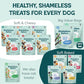 Shameless Pets Blueberry & Mint Dental Chews for Dogs, 8 Chews - Natural Dog Teeth Cleaning Treats with Fresh Breath Benefits | Grain-Free Dental