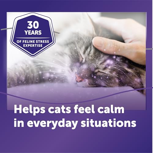 FELIWAY Optimum Cat Calming Diffuser Refill (3 Pack, 90 Day Supply) – Cat Pheromone Diffuser Refill for Advanced Support to Reduce Stress, Spraying, Scratching, Fighting and Hiding