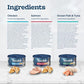 Blue Buffalo Tastefuls Natural Pate Wet Cat Food Variety Pack, Salmon, Chicken, Ocean Fish & Tuna Entrées 3-oz Cans (12 Count - 4 of Each Flavor)