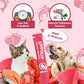 Choolip Squeeze Vita Stick Lickable Cat and Dog Treats, 7-Count Heart Support, Salmon and Tuna with CoQ10, Taurine and L-Carnitine, Grain-Free, Vet-Formulated