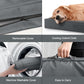 Outdoor Orthopedic Dog Bed, Waterproof Dog Bed for Large Dogs 36x27 Inch, Egg Crate Foam Pet Mat with Washable Removable Oxford Cooling Cover, Grey