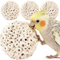 4PCS Bird Toys Sola Balls 2.36'' - Bird Foraging Toy, Sola Atta Ball, Parrot Chew Shred Toy for Sharpening Claws & Beaks for Cockatiel, Parakeets, Conure, Love Birds, Budgie and Small Birds