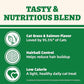 Wellix 13.05oz Cat Grass Treats with Catnip & Salmon - Healthy Cat Treats for Indoor Cats - Hairball Control & Digestive Support - Kittens Training Snacks for Teeth Cleaning
