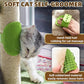 Fantasreen Cat Scratching Post 33'' Cat Scratcher Tall Scratching Posts for Indoor Cats with Cat Toy and Interactive Ball Self Groomer for Kittens Adults Cats