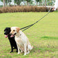 iYoShop Dual Dog Leash - 360° Swivel, No Tangle Walking Leash with Shock Absorbing Bungee for Two Dogs (Large, 25-150 lbs, Black)