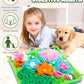 Snuffle Mat for Dogs, Slow Feeding Game Interactive Puzzle Dog Food Mat,Encourage Natural Foraging Skill-Dog Snuffle Mat 19.7''x19.7''Easy to Clean, Durable
