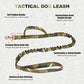 Tactical Dog Collar and Bungee Leash, Camo Military Dog Collar & Leash Set with USA American Flag Adjustable K9 Collar with Heavy Duty Metal Buckle