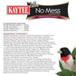 Kaytee Wild Bird Ultra No Mess Nut & Fruit Food Seed Blend For Blue Jays, Woodpeckers, Juncos, Cardinals, Grosbeaks, Sparrows, and Finches, 5.5 Pound
