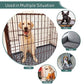 Dog Crate Pad 30x19 inch Gray Memory Foam Dog Bed Mat Small Medium Grey Washable Puppy Sleeping Bed Anti Slip