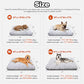 Dog Beds Large Sized Dog, Washable Durable Pet Bed, Deluxe Plush Soft & Comfortable Dog Crate Bed Pad for Large, Jumbo, Medium, Small Dogs Breeds