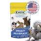 Milk Replacer - Healthy Powdered Formula Ideal for Baby Squirrels, Rabbits, Opossums, Raccoons | 100% Instantized for Mixing Digestible Proteins | 8.8oz (Specialty Milk Replacer 8.8 oz.)