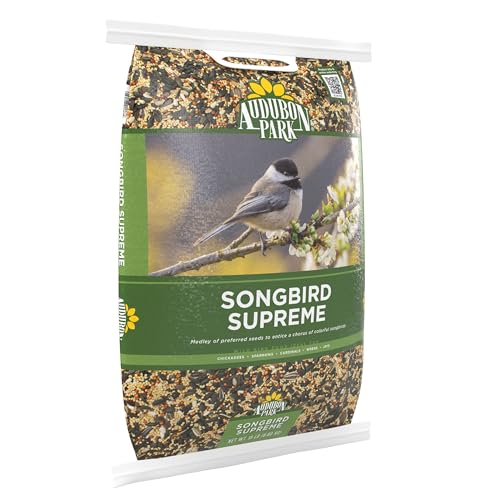 Audubon Park Songbird Supreme Wild Bird Seed for Outside Feeders, 15-lb. Bag