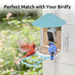NETVUE Bird Seed Guard, Durable Waterproof Bird Feeder Covers, Save Birdseed, Perfect Match NETVUE by Birdfy Feeder, Must-Have Accessories, Easy to Fit and Clean (2Pcs)
