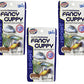 (3 Pack) Hikari Usa Tropical Fancy Guppy For Pet Health, 0.77-Ounce Each
