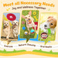KIPRITII 25 Pack Various Dog Toys Set – Ideal for Teething, Entertainment & Interactive Play, Includes Puppy Toys, Rope Toys, Treat Balls and Squeaky Dog Toys