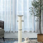 Kilodor 34Inch Tall Cat Scratching Post,4.3Inch Diameter Large Sisal Cat Scratch Post with Ball, Sturdy and Durable Cat Scratcher for Indoor Cats Adults Grey