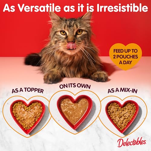 Delectables Bisque Lickable Wet Cat Treats - Chicken, Tuna & Shrimp, 12 count