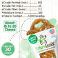 Nature Gnaws USA Turkey Tendon Rings for Dogs (8oz) - Delicious Grain Free Reward Snack for Small, Medium & Large Breeds - Premium Natural Dog Chew